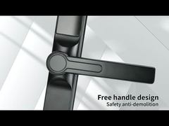 Wąska strona, złamany most inteligentny zamek, materiał ze stopu cynku, okno ekranowe, krótka rękojeść 3.0, t