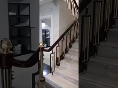 Klasyczne balustry ze stopu aluminium Dekoracja schodów wewnętrznych Wysokiej jakości balustrady