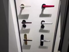 Przedstawiamy nowoczesną klamkę do drzwi ze stopu cynku, klamkę do drzwi komercyjnych 58 * 85 mm Indywidualny projekt dla Ciebie