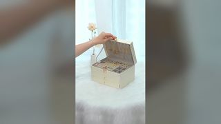 Pudełko na biżuterię z bezpośrednią dostawą transgraniczną, duże, lekkie, luksusowe, wysokiej klasy, wielowarstwowe, o dużej pojemności