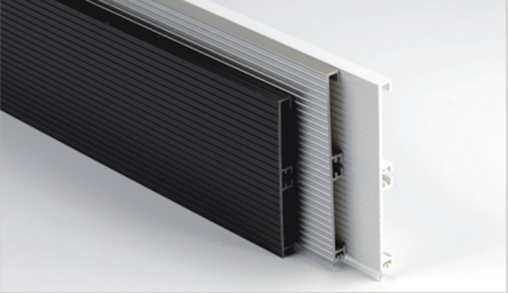 Aluminiowa folia szczotkowana Czarny Pvc Skirting Plastikowa szafa kuchenna