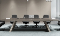 Luksusowe meble CEO Stół biurowy z drewna Home Executive w kształcie litery L