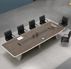 Luksusowe meble CEO Stół biurowy z drewna Home Executive w kształcie litery L
