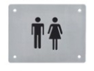 Znaki rozpoznawcze dotyku dla niewidomych Braille Znaki toalety dla hoteli
