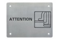 Znaki rozpoznawcze dotyku dla niewidomych Braille Znaki toalety dla hoteli