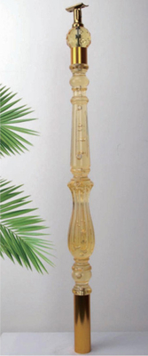 Luxury Clear Crystal Acrylic Ruler Pillars Acrylic Staircase Railing