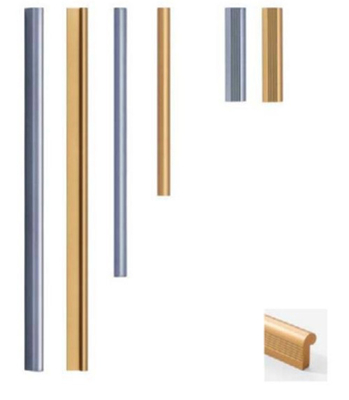 Ręcznik szafki ze stopu aluminiowego czarnego Aluminiowy profil Aluminiowy