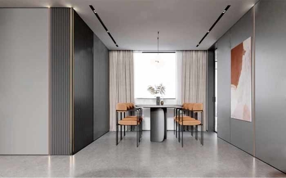 Nowoczesny design Profil aluminiowy Szafka szafa Szklane drzwi ramy Szklane drzwi ramy