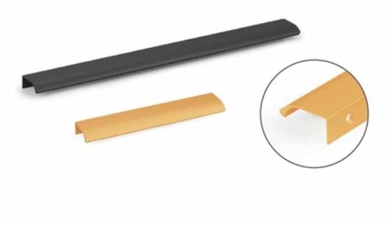 Zmontowane zintegrowane ukryte skryte szafki kuchennej Drzwi Ręcznik długi Ręcznik Aluminiowy Profil Ręcznik mebli