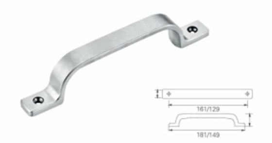 Solid U Shaped Handle 304 Stal Nierdzewna Do Sprzętu Przemysłowego Narzędzia Skarbiec Skarbiec Wire Drawing Srebrny Karton