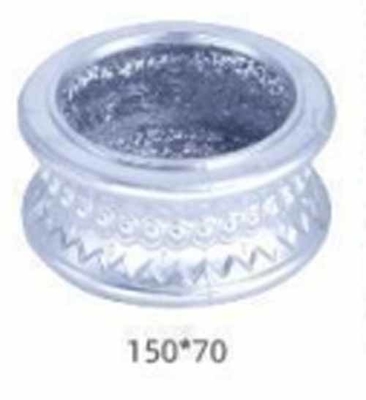 80X80 Aluminiowy stop Opieka Balkon Ręce Schody Ręcznik Post Cap szczyt Pokrycie Siedzenie serca