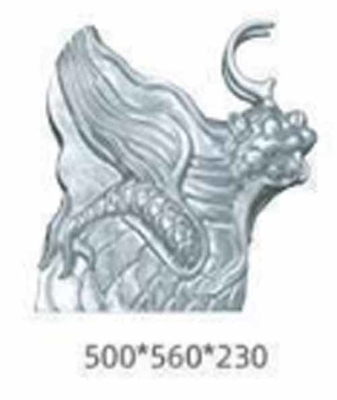 50x50 65x65 Dekoracyjna kwadratowa podstawa Aluminiowa okrągła ogrodzenie