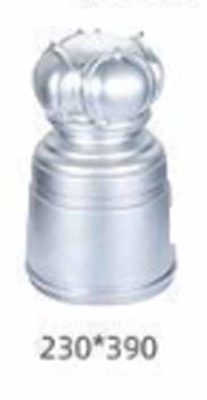 50x50 65x65 Dekoracyjna kwadratowa podstawa Aluminiowa okrągła ogrodzenie