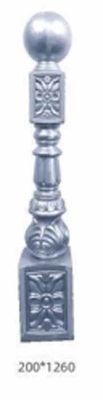 Nowoczesny design wnętrza Aluminiowe schody Baluster Ozdobne aluminium schody Reling