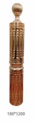 Nowoczesny design wnętrza Aluminiowe schody Baluster Ozdobne aluminium schody Reling