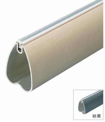 14.5mm Ubrania Wiszące Owalny Pręt Aluminiowy Stop Stojak Szafka Pręt Pająk Szafka
