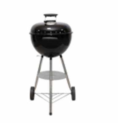 20 Inch Kettle Charcoal Grill, Outdoor Barbecue Grill for Camping/Backyard/Tabletop Cooking,with Wheels BBQ Kettle Grill