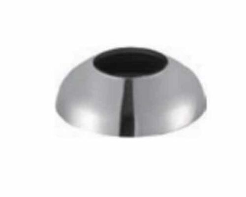 Stainless Steel Universal Pipe Base Wardrobe Hardware with Thickened Hanger Towel and Clothes Rail Spherical Flange Flange Base