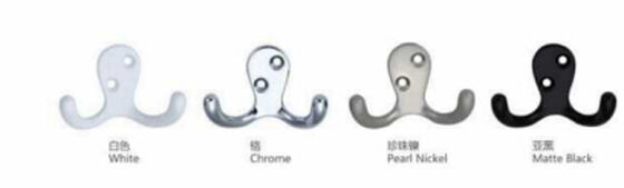 Furniture Hardware Zinc Alloy Wardrobe Accessories Clothes Hook