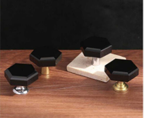 Pumpkin Round Crystal Single Small Knob Cabinet Furniture Drawer Handle Kitchen Hardware Brass Handle