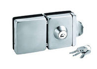 Dwudrzwiowa blokada bezpieczeństwa drzwi przesuwnych z podwójnymi szklanymi drzwiami z pokrętłem do drzwi kwadratowych