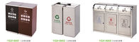 Ss Recycling Uliczny pojemnik na śmieci stojący klasyfikowany metalowy kosz na śmieci