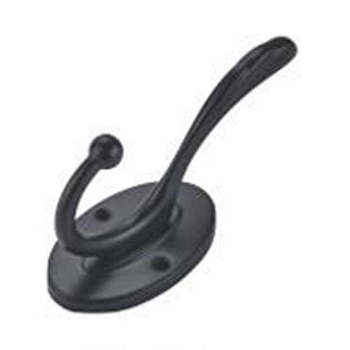 GRH Factory Metal Wall Coat Mounted Hook Black Solid Racks
