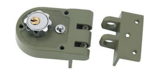 Miedziany zamek z rury z oponami przeciw kradzieży, śpiący zamek 2,5 cali.