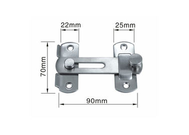 Zatrzask zamka drzwi Ss304 Prosty nowoczesny styl Heavy Duty 70x22mm Mały rozmiar