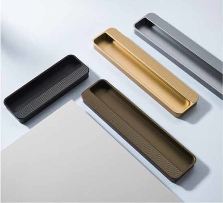 Wbudowany Aluminium Ukryte schowki wyciągnie uchwyt do szafki kuchni