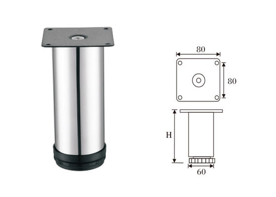 Długa żywotność Nowoczesne nogi do sofy Materiał ze stali nierdzewnej Wysoka wydajność