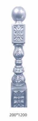 Nowoczesny design wnętrza Aluminiowe schody Baluster Ozdobne aluminium schody Reling