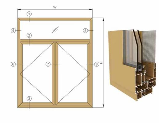 Wysokiej jakości profil aluminiowy do drzwi i okien, niestandardowe profile aluminiowe z Chin, profile aluminiowe do drzwi