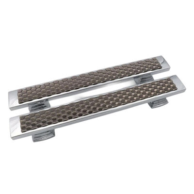 Aluminiowe metalowe antyczne brązowe szklane drzwi