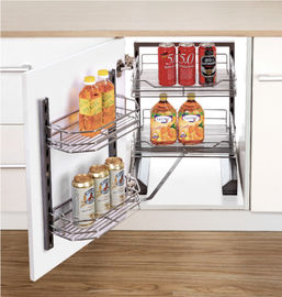 Tall Larder Unit Soft Stop Tandem Spiżarnia Nowoczesny kosz kuchenny do dekoracji wnętrz